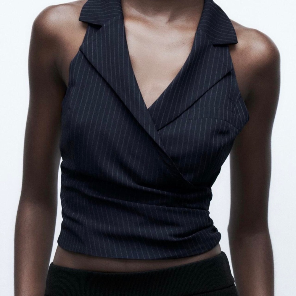 Zara Women's Waistcoat Vest - Size Medium - Picture 2 of 5